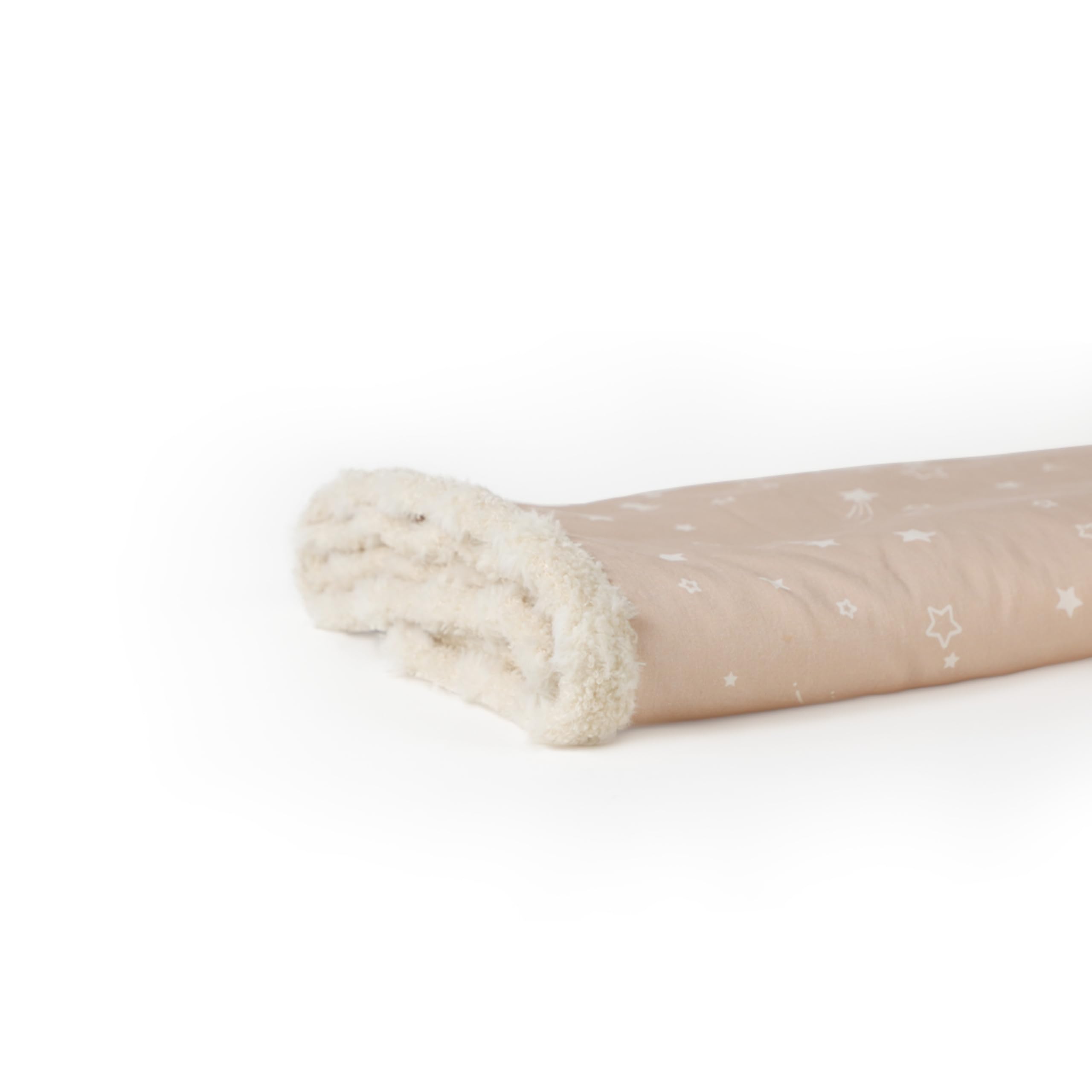 abracadabra Reversible Beige Cloud Soft Luxe Blanket, Soft Baby Blanket for Newborns & Infants, Cozy Warm Infant & Toddler Blanket, Baby Bedding & Baby Wrap Blanket - Shooting Star 4