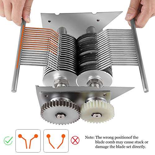 NEWTRY 10mm Replacement Blade for 352lbs/h Commercial Meat Cutter Machine 3