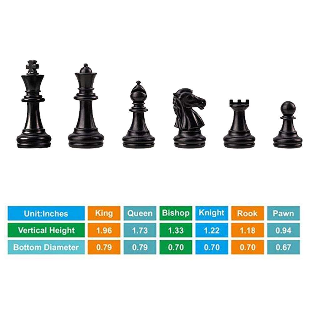 Chess ZCQS Chess Set 9.8 x9.8 Inches 3 in 1 Magnetic Travel Chess Set Checkers Toys Gift Chess Boards Game Set Backgammon Set with Folding Chess Board Educational Toys for Kids and Adults 5