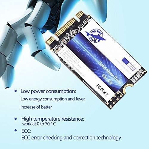 Dogfish SSD M.2 2242 1TB NGFF Unit?a Stato Solido Interne Drive Disk Internal Interno Solid State Drive Laptop Hard Drive M2 M.2 (M.2 2242 1TB) 3