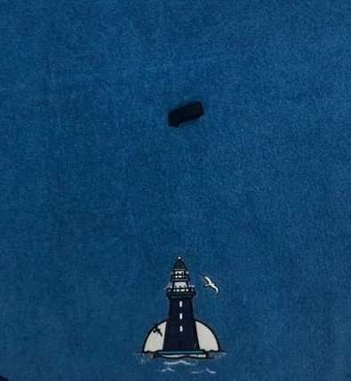 Generic Cotton Quest Kitchen/Hand Towel - A (red and Sky Blue) Set of 2 6