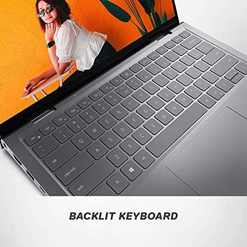 Dell New Inspiron 5410 2In1 Laptop Intel I5-1155G7, 8Gb, 512Gb Ssd, Windows 11 + Ms Office'21, 14 Inches (35.56 Cms) Touch Fhd 60Hz, Silver Color, Fpr + Backlit Kb & Active Pen (D560627Win9S), 1.5Kgs 3