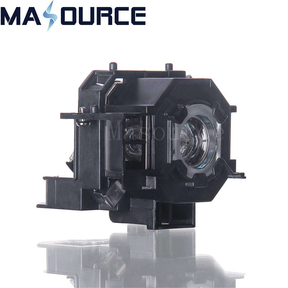 V13H010L42/ELP LP42 Premium Quality Replaceable lamp,with Generic Housing for EPSON Projector Home Cinema PowerLite 83+ EMP-83C EMP-822P EB-400WE EMP-400WE EB-410W EMP-410WE EX90 by Masource 2