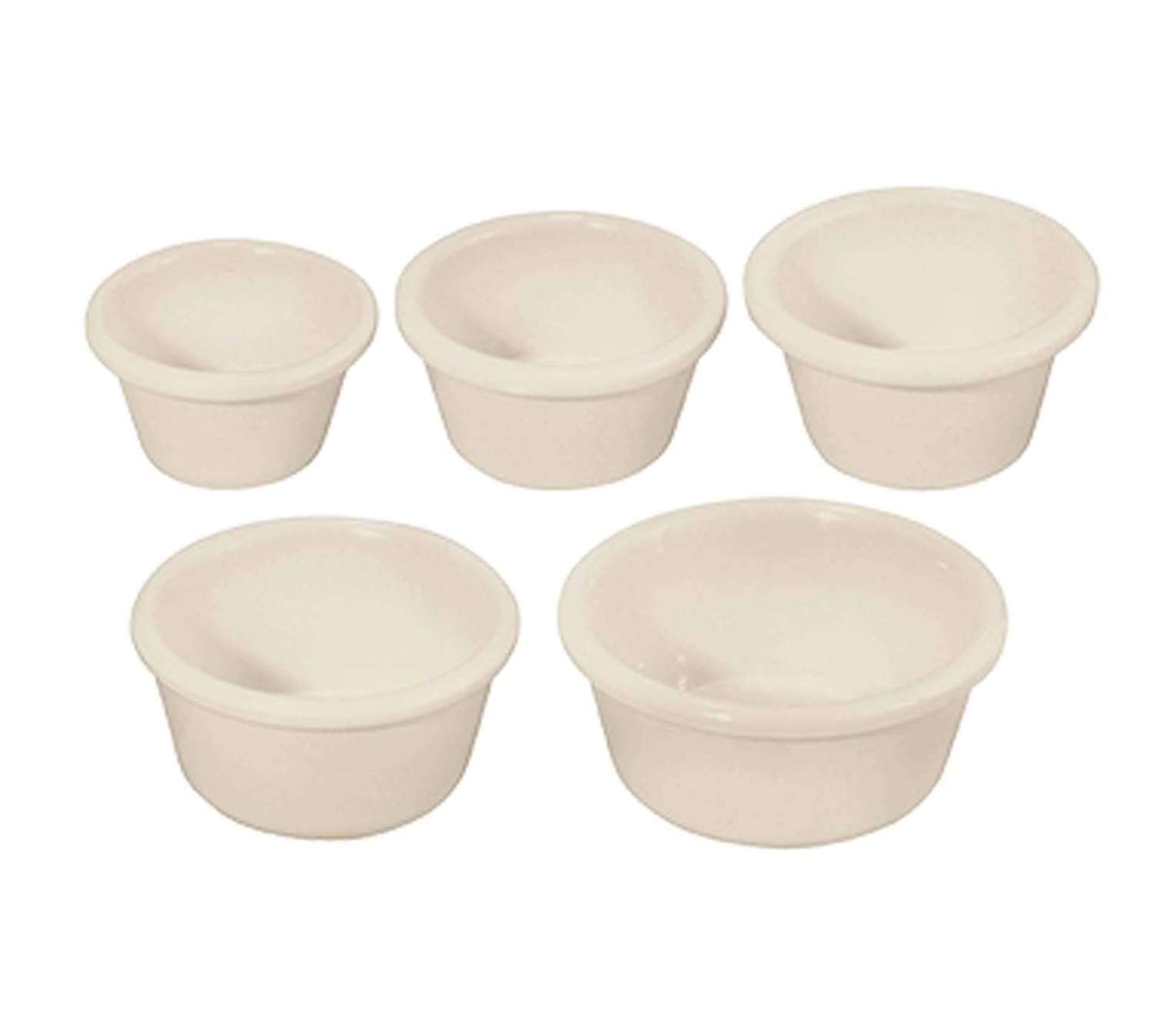 Winco Plain Ramekins, 2-Ounce, White,Medium