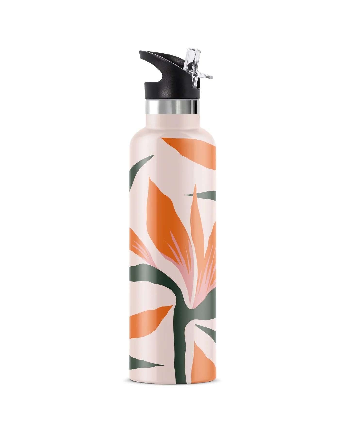 Bougie Pua Manu Insulated Water Bottle, Gift Tube, 25-Ounces, Stainless Steel, Multicolor, Kitchen Décor 5
