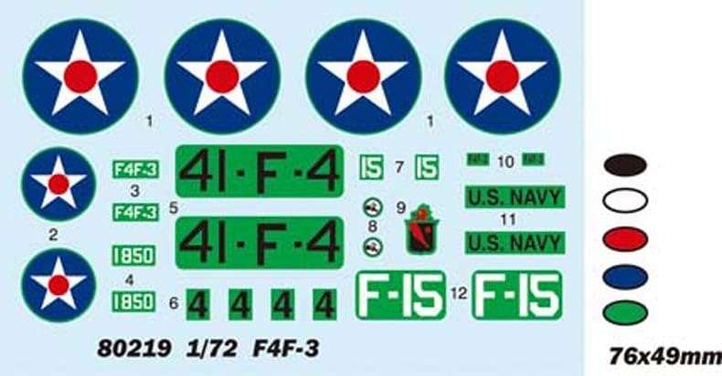 Hobby Boss F4F-3 Wildcat Airplane Model Building Kit 3