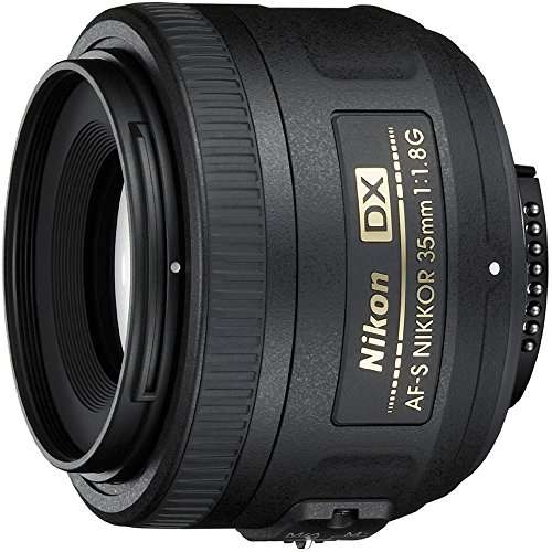 Nikon AF-S DX NIKKOR 35mm f/1.8G Lens with Auto Focus for Nikon DSLR Cameras, 2183, Black 1
