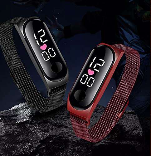 SUNWAY Sensor Kids waterproofs LED watch for Boys & Girls, Blue, 12mm (1235) 5