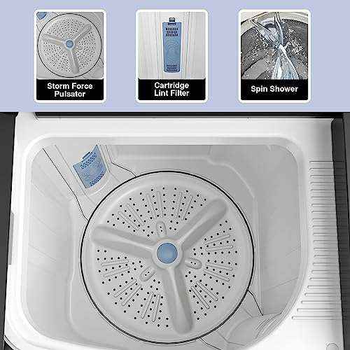 Godrej 7 Kg 5 Star, Active Soak Technology Semi-Automatic Top Load Washing Machine (WS EDGE CLS 70 5.0 PN2 GPGR, Graphite Grey, 460 W PowerMax Wash For Heavy Laundry Wash) 3