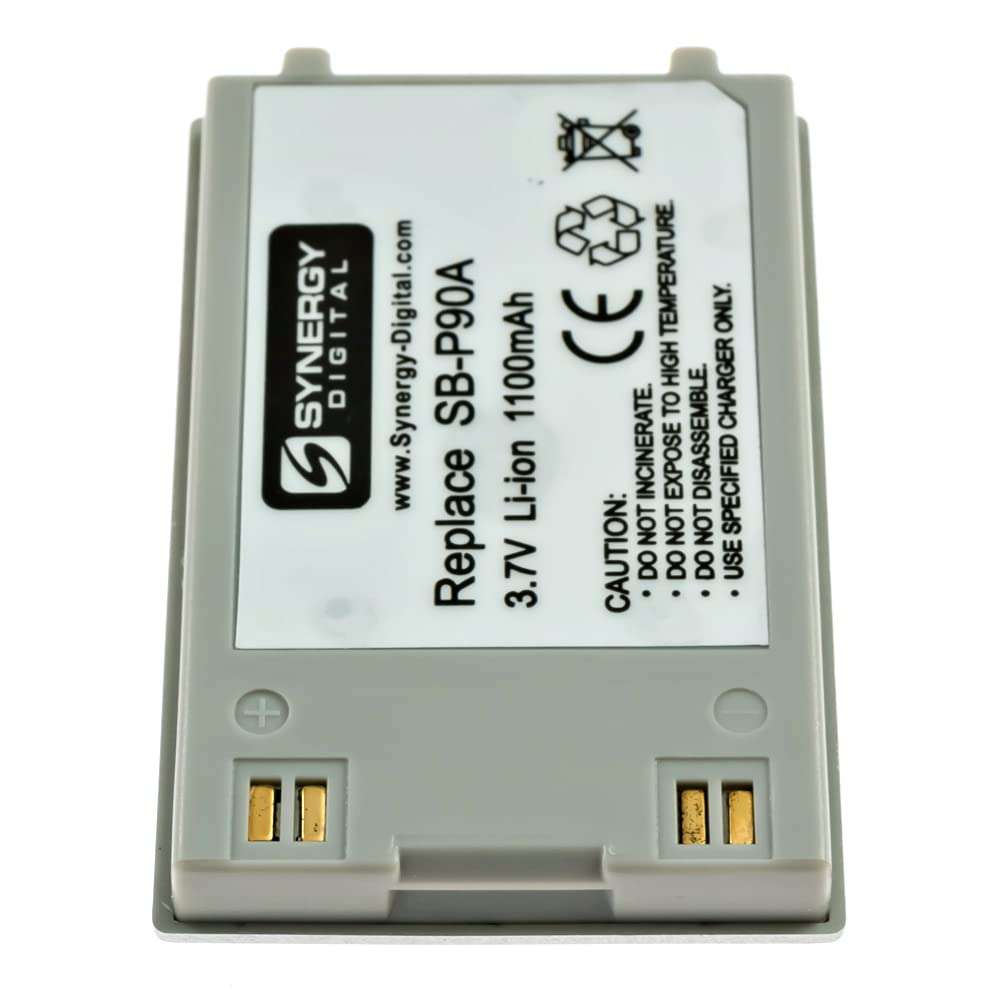 Synergy Digital Camcorder Batteries, Compatible with Power 2000 ACD681 Camcorder Batteries (li-ion, 3.7V, 1100 mAh), Set of 2 5