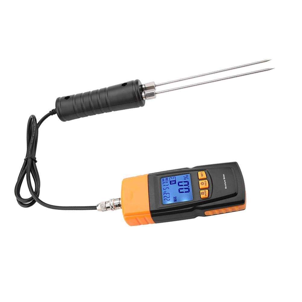 YYONGAO Water Quality Meter, Moisture Meter for Wood, General Tools Digital Moisture Meter LCD Inductive Detector Timber Humidity Tester -10-60℃ High Accuracy 6
