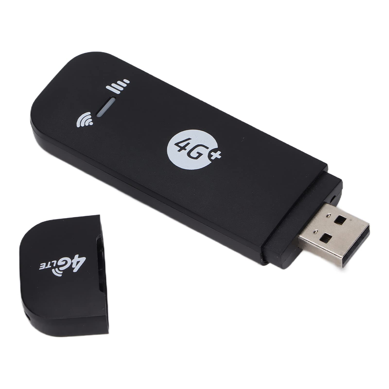 Zunate 4G LTE Wireless Router, Portable Mobile 4G USB WiFi, 150Mbps USB WiFi Adapter, Strong Signal Network Adapter for Laptop Computer, Desktop, 4G LTE Modem (Black) 6