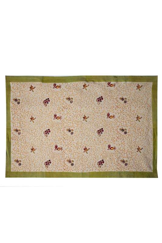 CONTRAST LIVING Puspa Hand Block Printed Kitchen Towel/Dish Towel/Hand Towel Multi Color Set of 4 Pcs 1