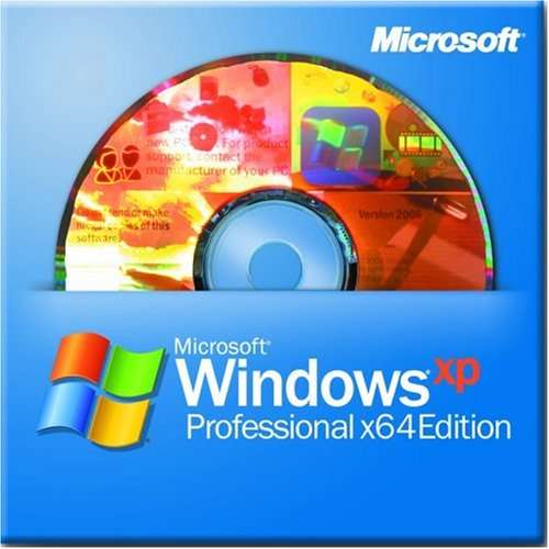 Microsoft Windows XP Pro X64 SP2B for System Builders, 3 pack [Old Version]