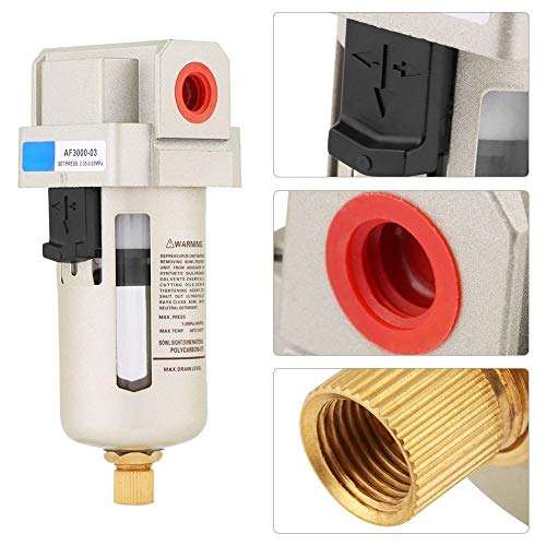 East buy Moisture Water Filter - AF3000-03 G3/8'' Compressed Air Compressor in Line Moisture Water Filter 3