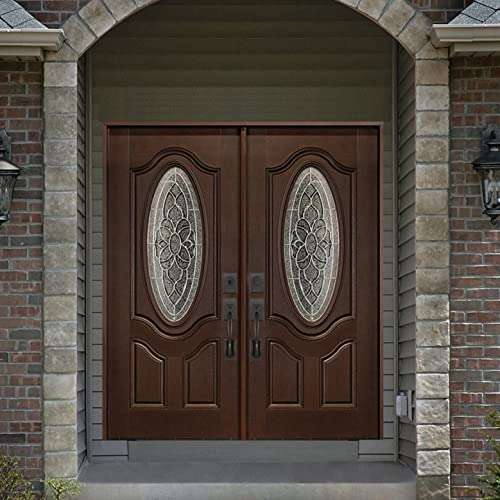 HPUFKOT Portable LED Table Lamp, 3-Levels Brightness Metal Desk Lamp, NB_Hardware Front Double Door Handle 3 Color Touch Control Rechargeable Lamp, Night Light, Bedside Lamp,Dining Room Lamp 5