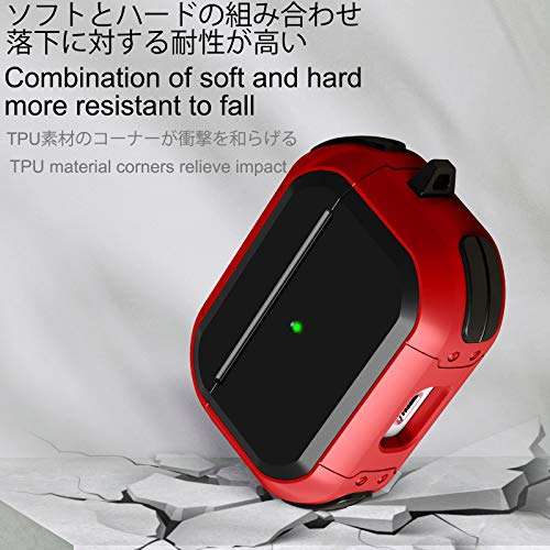 OLEBAND Airpods Pro Case,Vanguard Armor Military Grade Air Pod Pro Protective Cover and Accessories,Compatible with Apple Airpods 3 Charging case for Men Women and Girls 3