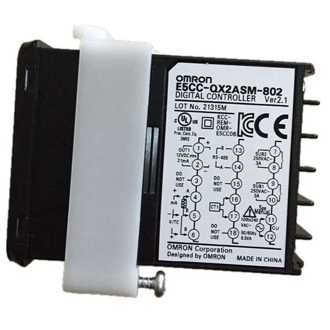 OMRON E5CC-QX2ASM-802 Mela Temperature Controller, Voltage/HB Out AC 2