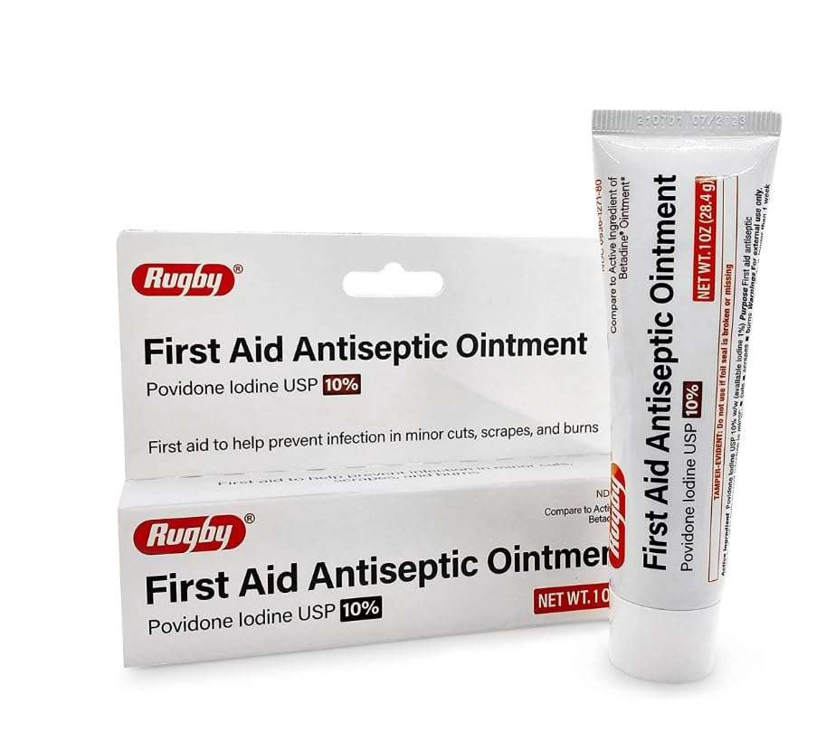 Povidone Iodine 10 % Generic for Betadine Ointment 1 oz. Tube Pack of 6 Tubes Total 6 oz. 2