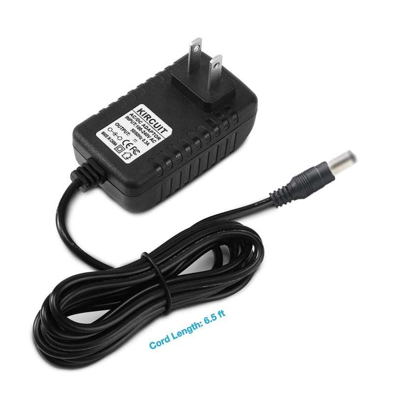 Kircuit 5.95V AC/DC Adapter Compatible for Amazon Fire TV CL1130 Digital HD Streaming Media Player Fire TV Box 1st Gen RE54WE FA-0603000SUA CFE90F FA-05952500SBA 6.25V 2.5A 15W Power Supply Charger 4