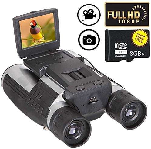 12x32 Digital Binoculars Camera Telescope with Two LCD Video Photo Recorder for Bird Watching Concerts Outdoors Sports Games Binoculars 4