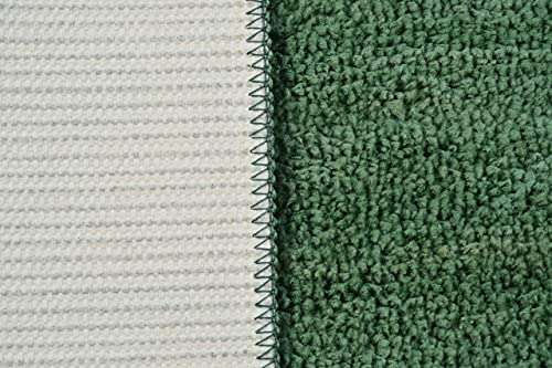 Kitch Deco™ Microfiber Anti Slip Water Absorbent Runner Combo Bathmat for Bathroom/Kitchen/Office Pack of 2 (16 * 54Inch & 16 * 24Inch) (Green) 3