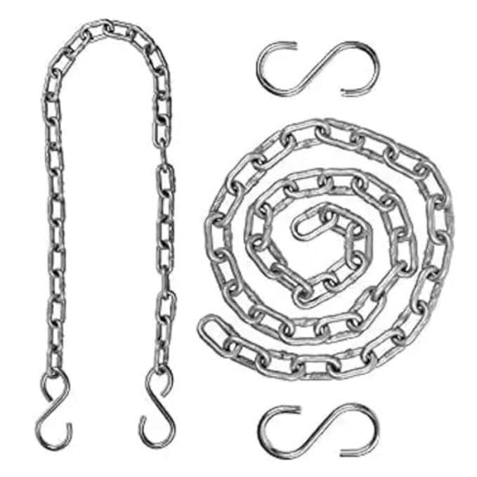 FLOOR DECOR Hammock Swing for Balcony Hanging Chair withoutout Stand Indoor Outdoor Jhula Heavy Strong 150 kg Capacity 1 Person Included Cushion (Brown) 5