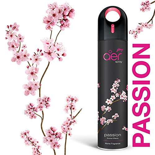 Godrej aer spray | Room Freshener for Home & Office - Passion | Long-Lasting Fragrance (220 ml) 3