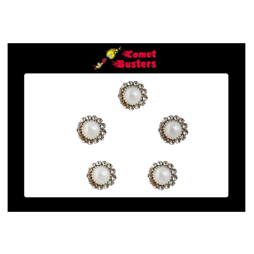 Comet Busters Pearl Bindi with Diamond Border (BV584) 4