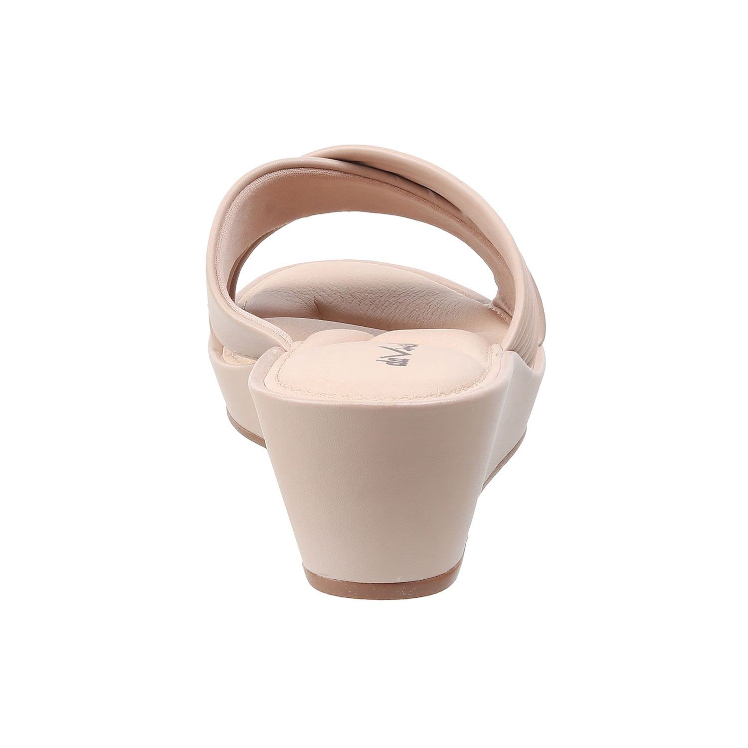 Metro Womens Synthetic Beige Slip Ons (Size (8 UK (41 EU)) 5