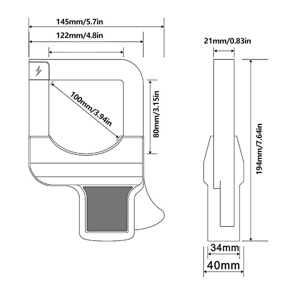 0.00A-1200A AC Current Sensor, Clamp Current Transformer, Easy to Install CT Without Power Off for Electrical Industrial Measuring Instrument Blue BNC Plug 3