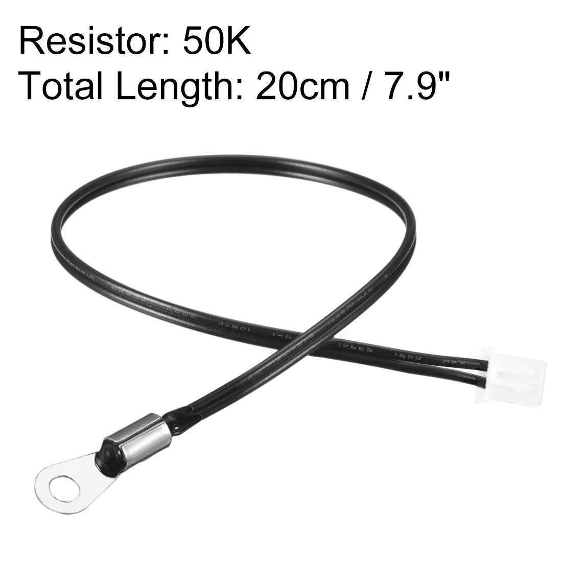 uxcell 50K NTC Thermistor Probe 7.9 Inch Sensitive Temperature Temp Sensor for Air Conditioner 2