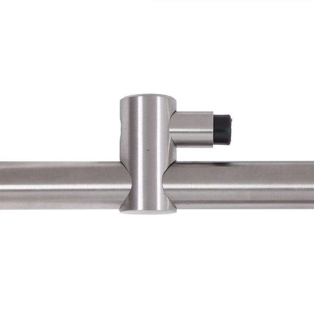 Stainless Steel Glass Sliding Door Hardware for Interior Doors - (Length: 8ft (2.44m)) 6