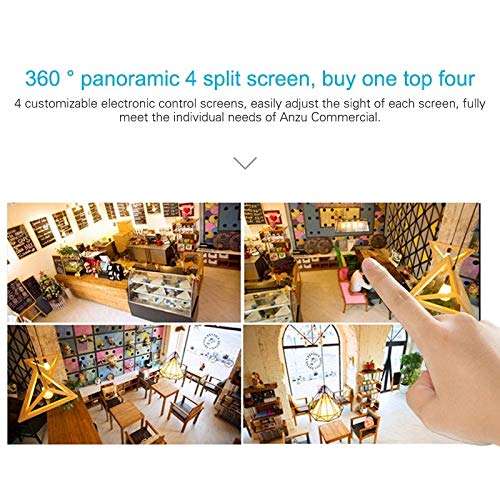 KINGONE Ruijuxin 360 Degrees Fisheye Panoramic WiFi Camera 960P Plate Monitoring Camera Without Memory 6