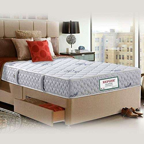 Repose-eyelidz Mattress 78" X 72" X 6" Pocketed Spring King, Sky White 2