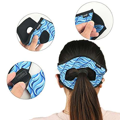 Cosmos 2 Pcs Diving Mask Strap Cover, Neoprene Swim Mask Slap Strap Cover Hair Protector for Dive and Snorkel Mask 4