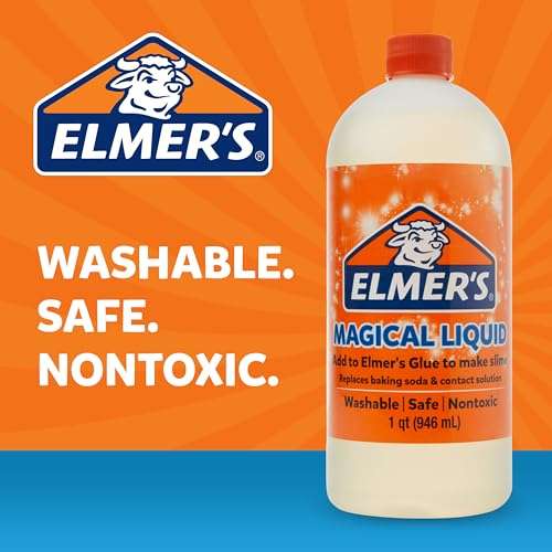 Elmer's Magical Liquid, Slime Activator Solution, Updated Formula for Double Slime Output, Safe and Washable, 1 Quart 5