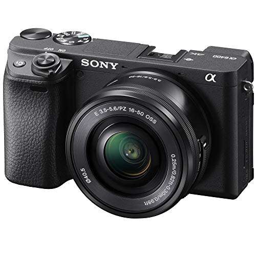 Sony a6400 4K Mirrorless Camera with 18-135mm F3.5-5.6 OSS Zoom Lens ILCE-6400M/B (Black) | Official Sony USA Partner Model | Bundle with 64GB Memory Deco Gear Travel Case Filter Kit & Extra Battery 3