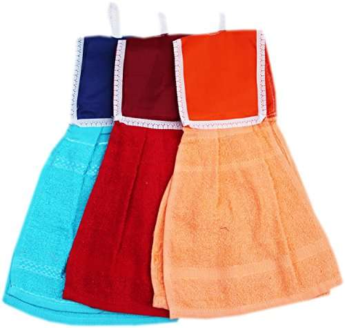 Space Fly collection Super Absorbent Cotton Hand Kitchen Napkin (Multicolour)- 3 Pieces 1