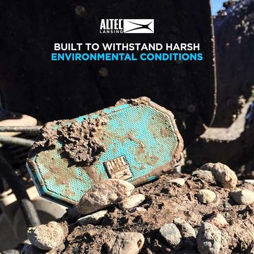 Altec Lansing Mini H2O - Waterproof Bluetooth Speaker, IP67 Certified & Floats in Water, Compact & Portable Speaker for Hiking, Camping, Pool, and Beach,Aqua 6