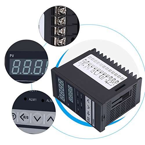 CH402 AC85-264V High Precision Smart PID Temperature Controller Thermostat Relay TC/RTD Input 2