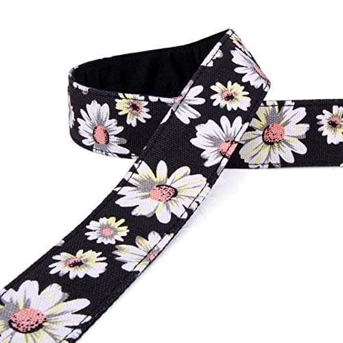 PassLanry Universal Camera Neck Shoulder Strap Belt Fashion Neck Belt for DSLR/SLR/DC/Instant Camera/Women/Men - Flower A 2