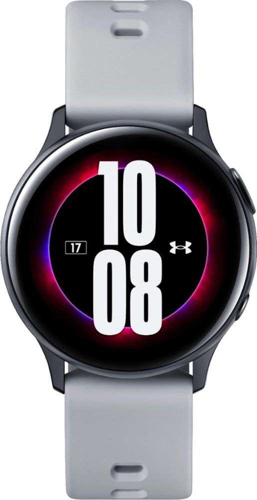 Samsung Galaxy Watch Active2 W/Enhanced Sleep Tracking Analysis, Auto Workout Tracking, and Pace Coaching (40mm, Under Armor Edition), Aqua Black - US Version with Warranty 3