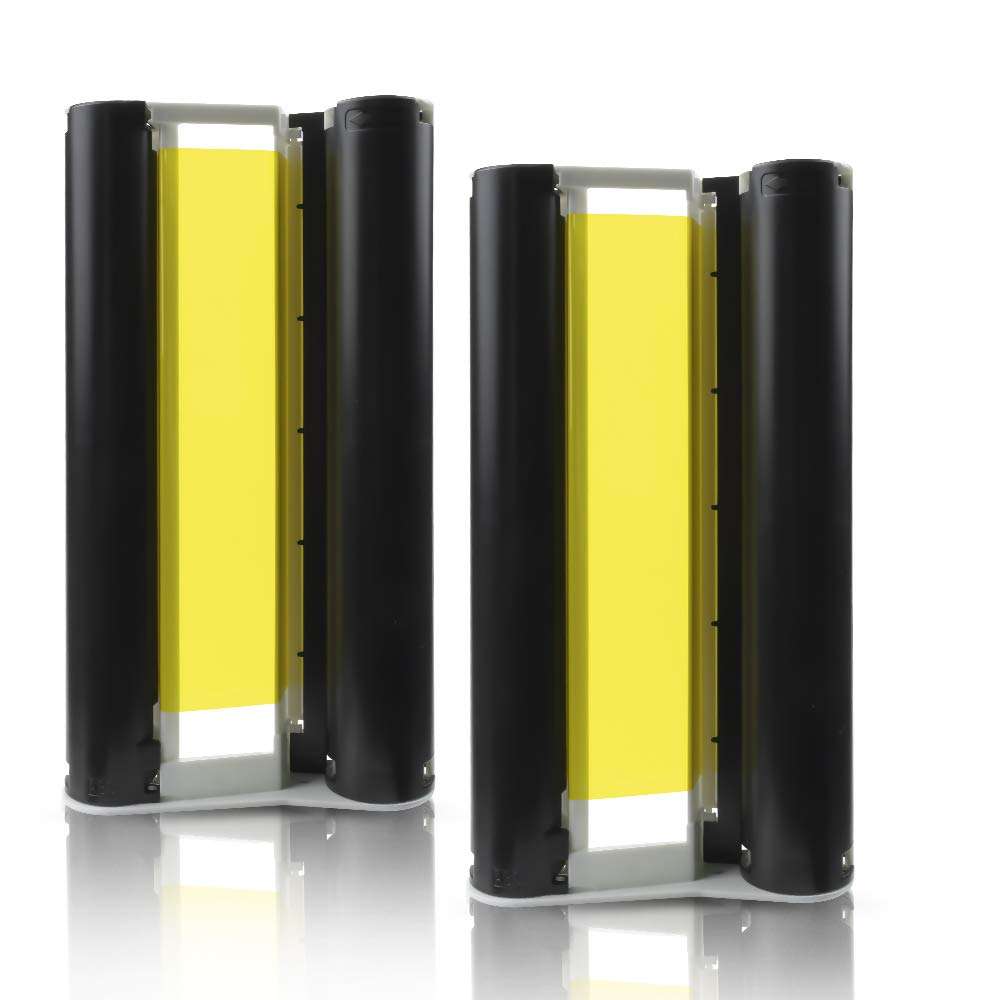 Pristar Compatible Ink Cartridges Replacement for KP-108IN KP108 2-Pack Color Ink Cassette for Canon Selphy CP1300 CP1500 CP1200 CP910 CP900 Wireless Compact Photo Printer 4 x 6 inch (Without Paper) 1