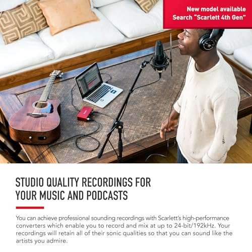 Focusrite Scarlett Solo (3rd Gen) USB Audio Interface 5