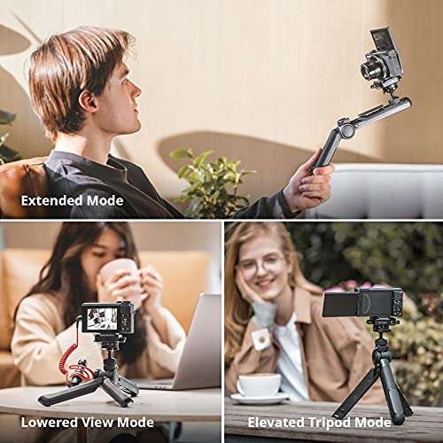 PGYTECH MANTISPOD PRO Mini Camera & Cell Phone Tripod Stand Magnesium Alloy Small Travel Flexible Vlogging Tripod | DSLR Accessories Pocket Video Vlogger Desktop Shooting Selfie Tripod Mount 5