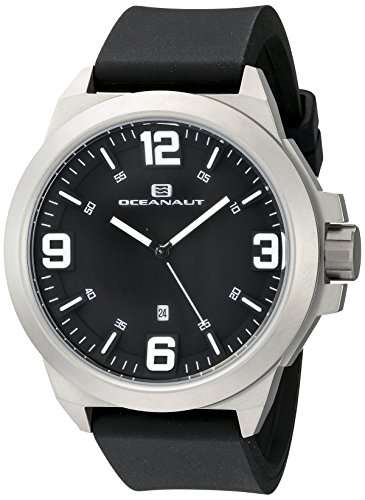 Oceanaut Men's OC7117 Armada Analog Display Quartz Black Watch 1