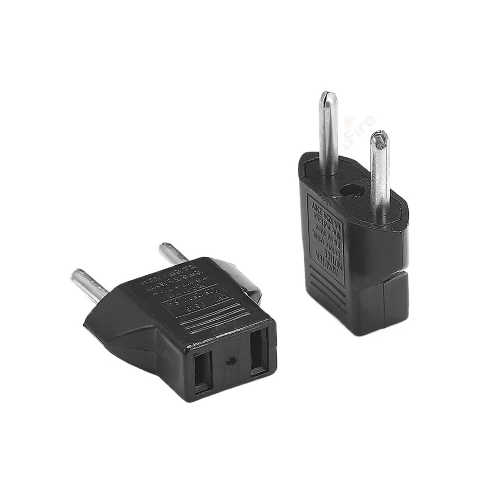 QXCIVR Plug adapters 1-100pcs U+S/E+U Outlet U+S to E+U Software Adapter 2pin 4.0mm Travel Adapter E+U to U+S Software Power Adapter Converter Electric Outlet(100 pcs,EU Plug White) 3