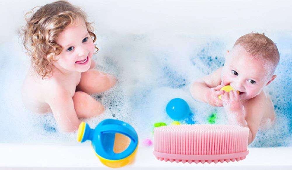 Nika Soft Silicone Brush Shower Body/Head Massage Brush 2