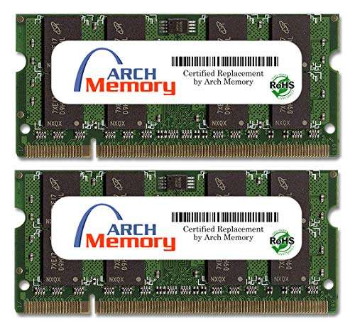 Arch Memory 4 GB (2 x 2 GB) 200-Pin DDR2 So-dimm RAM for Lenovo IdeaPad Y530 40512WU 1